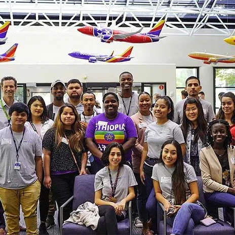 Group of STEM League students