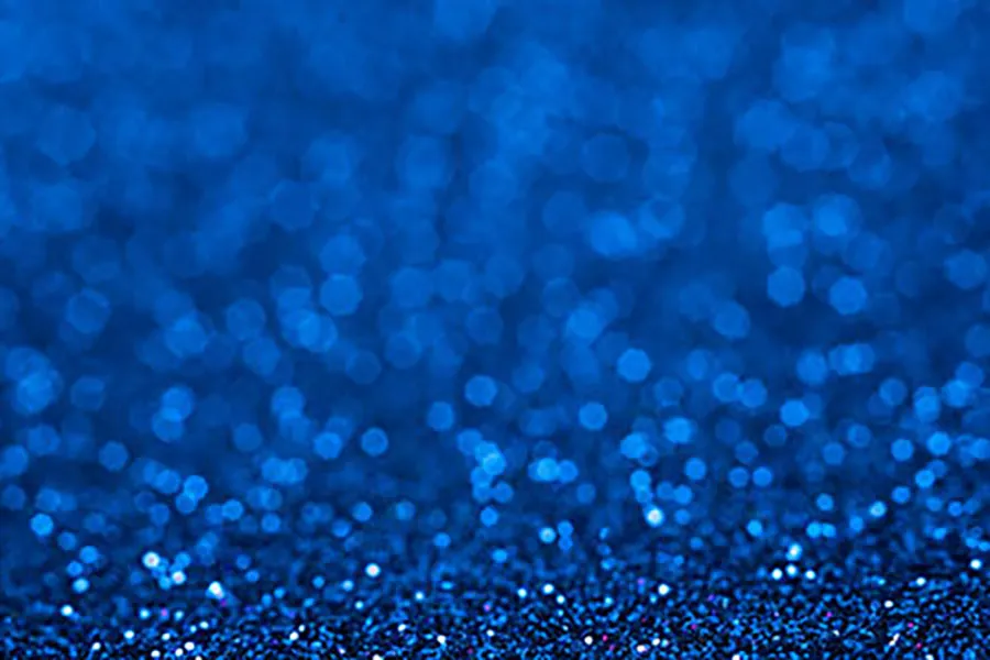 blue glitter