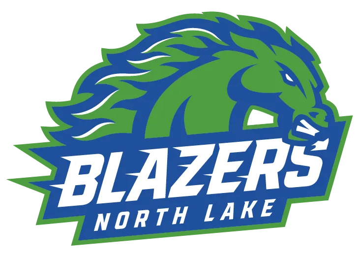 North Lake Blazers logo