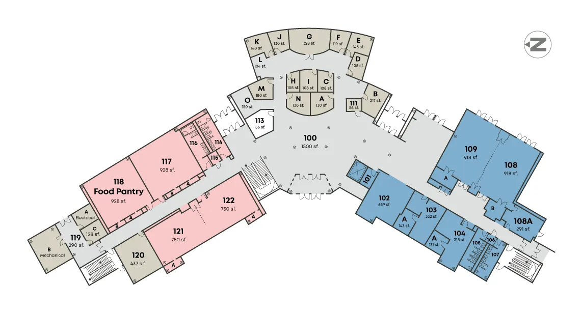 Pleasant Grove Center First Floor