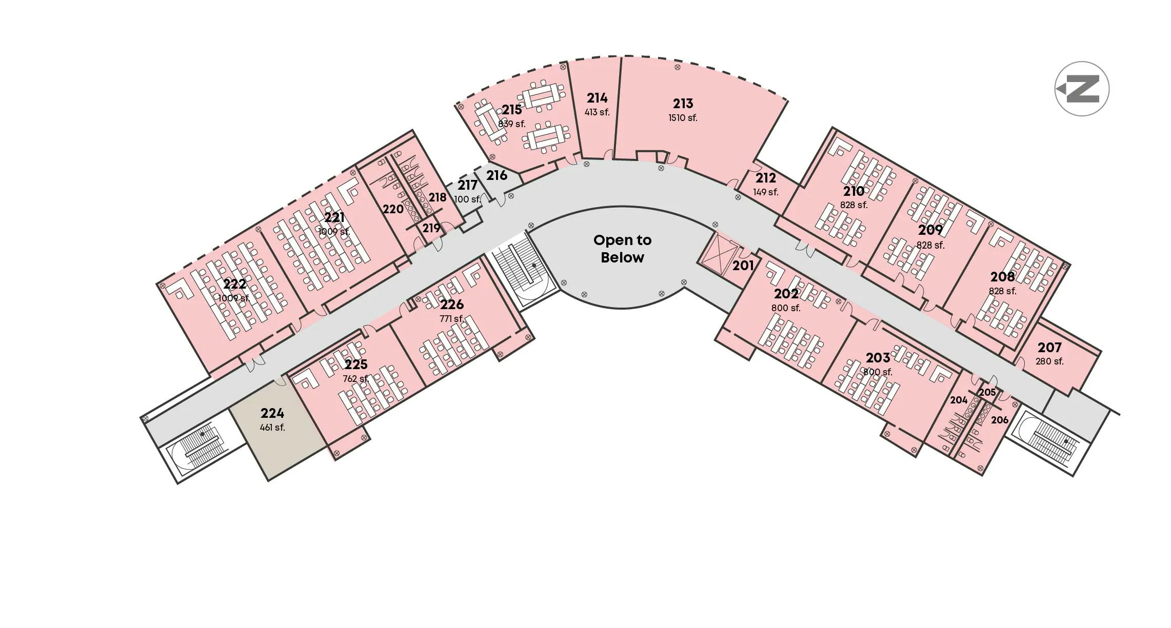 Pleasant Grove Center Second Floor