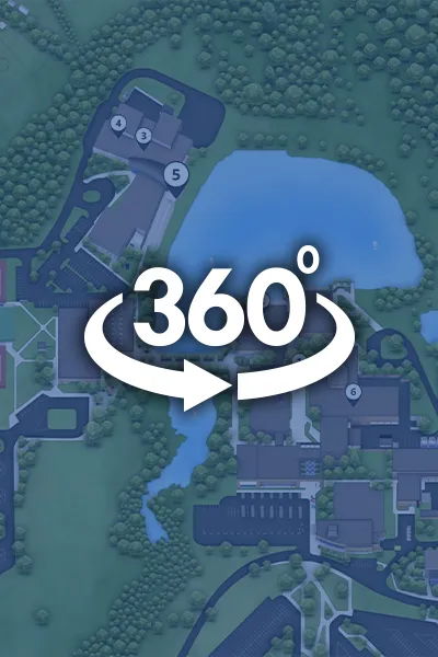 Screenshot of Cedar Valley's online map and 360-degrees overlayed over the image