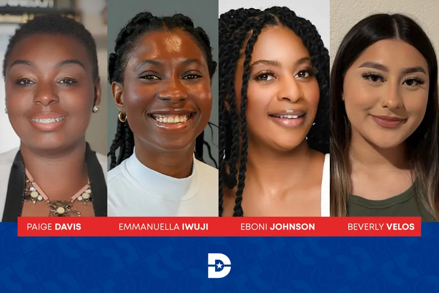 Image with headshots of four ETK scholars