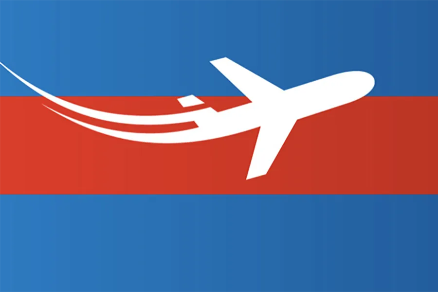 Image of airplane taking off