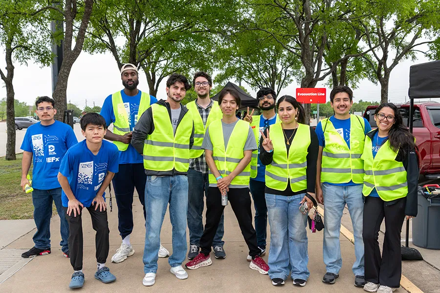 Dallas College students are pictured at the ASME EFx competition.