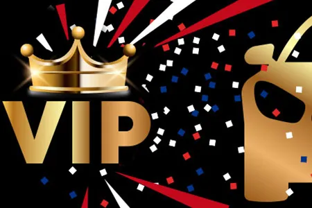 A graphic that says VIP next to the image of a car.