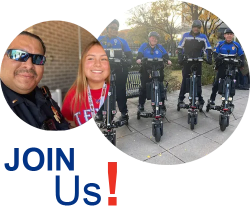 Collage of police officers working