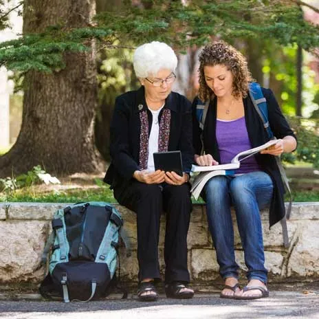 student at Dallas College campus receiving help and appropriate accommodations