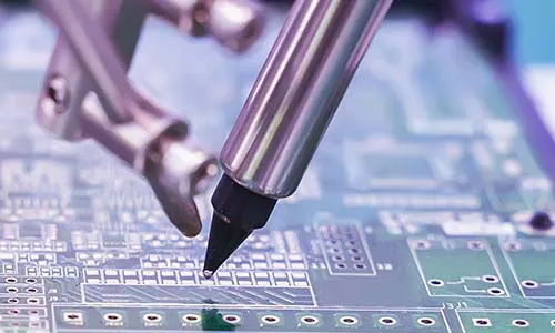Image of manufacturing of a computer chip