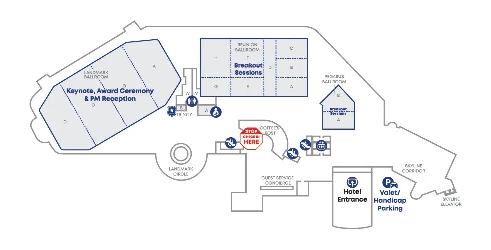 first flloor map of hyatt regency