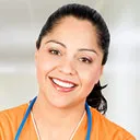 Portrait photo of a health care worker