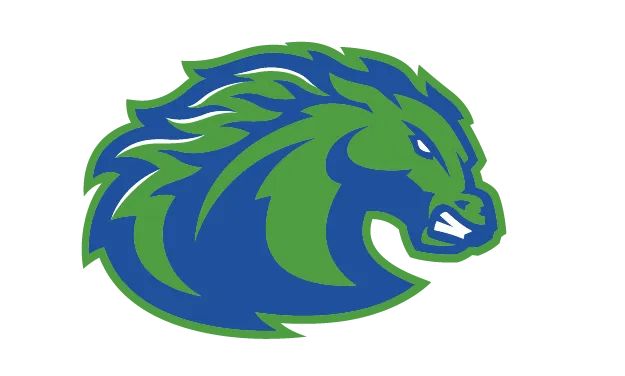 Mascot North Lake Blazers Logo