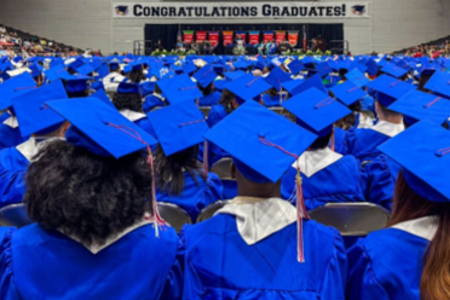 Photo of Dallas College graduation in May 2025