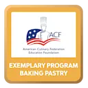 ACF Exemplary Baking Pastry Postsecondary Accredited Program