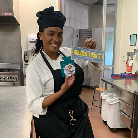 Temika McCaskill moved to Dallas from New Orleans, and her signature dish was a twist on a New Orleans favorite, shrimp and grits.