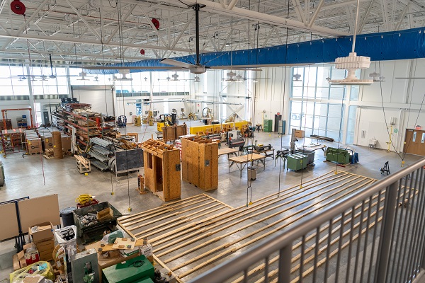 Overview of labs in Construction Sciences Building.