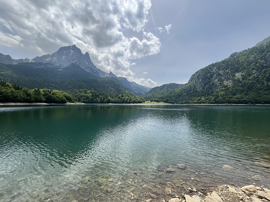 View of a lake and mountains