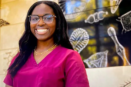 A headshot of Dallas College student Raina Williams