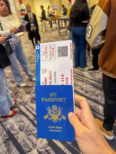 Student Leadership Conference passport and tickets to attend.