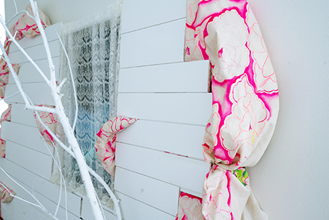 Fabric art by Tina Medina