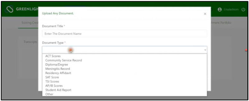 GreenLight Document Type