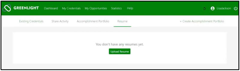 GreenLight Upload Resume
