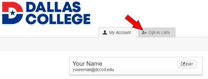 Screenshot of the GetRave admin screen