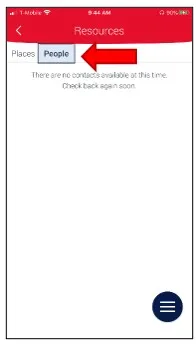 Resources, People Tab. If you have an assigned advisor, the advisor name will be listed here. If you do not yet have an assigned advisor, there will not be an advisor name listed here.