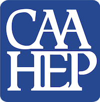 blue square CAAHEP Logo