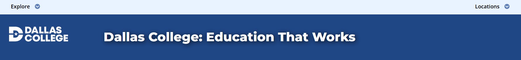 Screenshot showing example Campaign Header