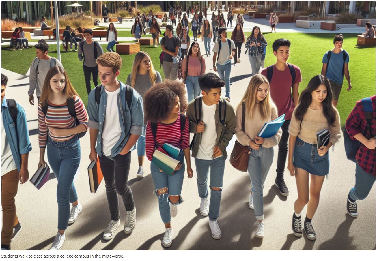 Screenshot example of full width image content type