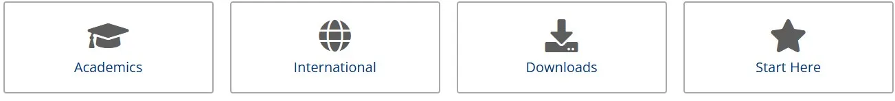 Screenshot example of grand buttons content type